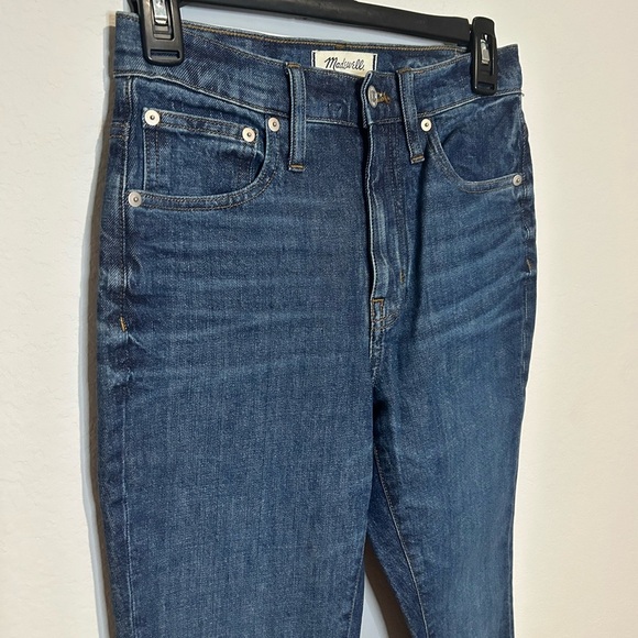 Madewell High-Rise Slim BoyJeans - Dark Wash, Size 24 (New Condition) - Picture 3 of 8